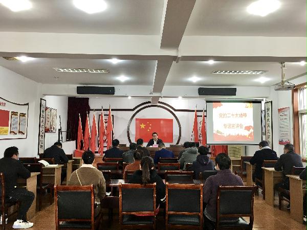 區委常委、區紀委書記、區監委主任林技科赴鹽倉街道興舟村宣講黨的二十大精神